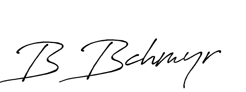 Also You can easily find your signature by using the search form. We will create B Bchmyr name handwritten signature images for you free of cost using Antro_Vectra_Bolder sign style. B Bchmyr signature style 7 images and pictures png