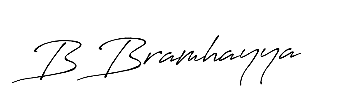 It looks lik you need a new signature style for name B Bramhayya. Design unique handwritten (Antro_Vectra_Bolder) signature with our free signature maker in just a few clicks. B Bramhayya signature style 7 images and pictures png
