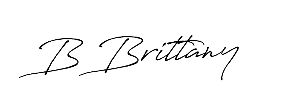 Antro_Vectra_Bolder is a professional signature style that is perfect for those who want to add a touch of class to their signature. It is also a great choice for those who want to make their signature more unique. Get B Brittany name to fancy signature for free. B Brittany signature style 7 images and pictures png