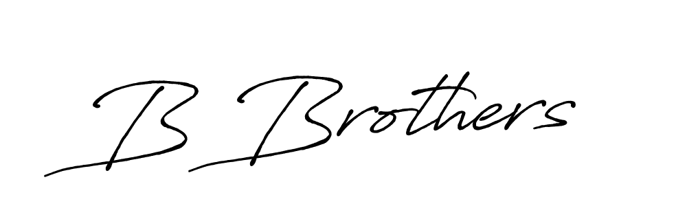 if you are searching for the best signature style for your name B Brothers. so please give up your signature search. here we have designed multiple signature styles  using Antro_Vectra_Bolder. B Brothers signature style 7 images and pictures png