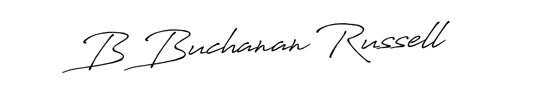 How to make B Buchanan Russell signature? Antro_Vectra_Bolder is a professional autograph style. Create handwritten signature for B Buchanan Russell name. B Buchanan Russell signature style 7 images and pictures png
