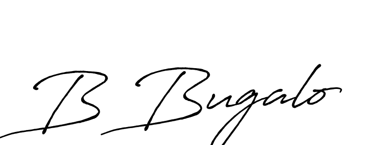 Also we have B Bugalo name is the best signature style. Create professional handwritten signature collection using Antro_Vectra_Bolder autograph style. B Bugalo signature style 7 images and pictures png