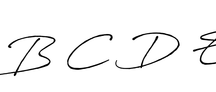 Also we have B C D E name is the best signature style. Create professional handwritten signature collection using Antro_Vectra_Bolder autograph style. B C D E signature style 7 images and pictures png