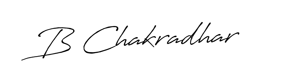 Also we have B Chakradhar name is the best signature style. Create professional handwritten signature collection using Antro_Vectra_Bolder autograph style. B Chakradhar signature style 7 images and pictures png