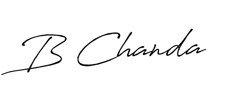 Also we have B Chanda name is the best signature style. Create professional handwritten signature collection using Antro_Vectra_Bolder autograph style. B Chanda signature style 7 images and pictures png