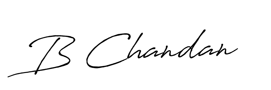 How to make B Chandan signature? Antro_Vectra_Bolder is a professional autograph style. Create handwritten signature for B Chandan name. B Chandan signature style 7 images and pictures png