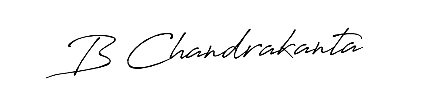 Also we have B Chandrakanta name is the best signature style. Create professional handwritten signature collection using Antro_Vectra_Bolder autograph style. B Chandrakanta signature style 7 images and pictures png