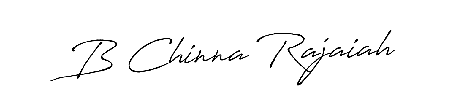 if you are searching for the best signature style for your name B Chinna Rajaiah. so please give up your signature search. here we have designed multiple signature styles  using Antro_Vectra_Bolder. B Chinna Rajaiah signature style 7 images and pictures png