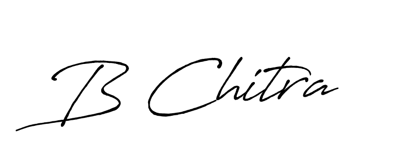 You should practise on your own different ways (Antro_Vectra_Bolder) to write your name (B Chitra) in signature. don't let someone else do it for you. B Chitra signature style 7 images and pictures png