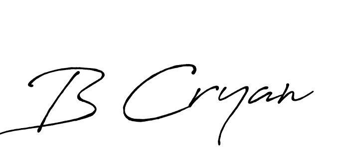 Best and Professional Signature Style for B Cryan. Antro_Vectra_Bolder Best Signature Style Collection. B Cryan signature style 7 images and pictures png