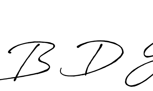 Design your own signature with our free online signature maker. With this signature software, you can create a handwritten (Antro_Vectra_Bolder) signature for name B D G. B D G signature style 7 images and pictures png