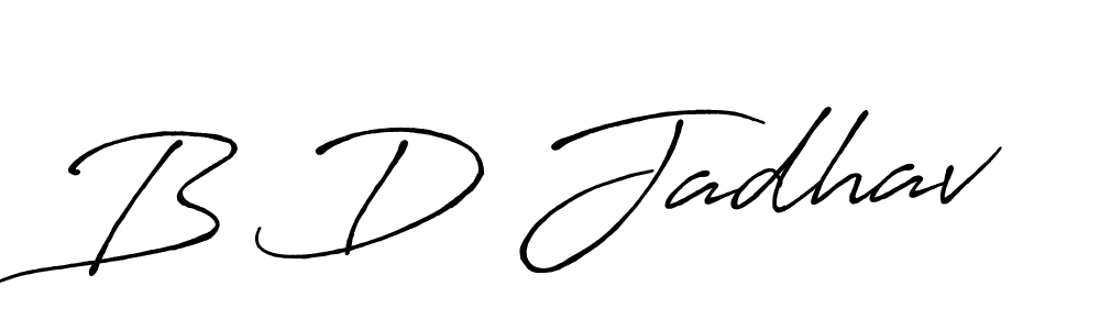 Also You can easily find your signature by using the search form. We will create B D Jadhav name handwritten signature images for you free of cost using Antro_Vectra_Bolder sign style. B D Jadhav signature style 7 images and pictures png