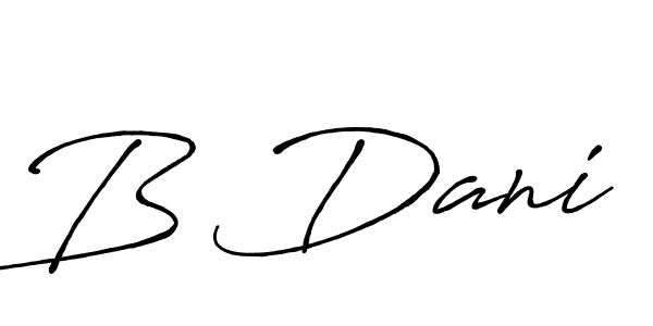 Also You can easily find your signature by using the search form. We will create B Dani name handwritten signature images for you free of cost using Antro_Vectra_Bolder sign style. B Dani signature style 7 images and pictures png