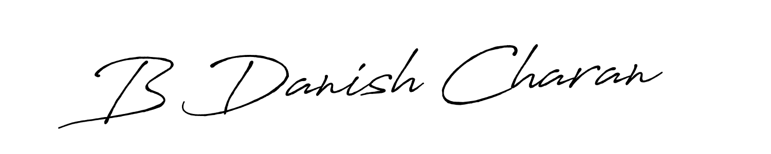 You should practise on your own different ways (Antro_Vectra_Bolder) to write your name (B Danish Charan) in signature. don't let someone else do it for you. B Danish Charan signature style 7 images and pictures png