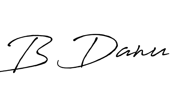 Also You can easily find your signature by using the search form. We will create B Danu name handwritten signature images for you free of cost using Antro_Vectra_Bolder sign style. B Danu signature style 7 images and pictures png