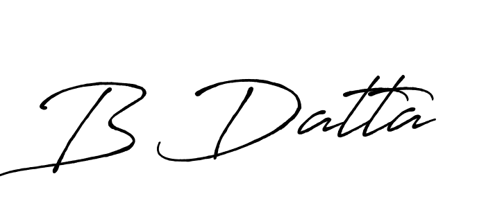 How to make B Datta name signature. Use Antro_Vectra_Bolder style for creating short signs online. This is the latest handwritten sign. B Datta signature style 7 images and pictures png