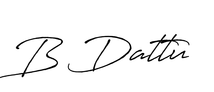 Similarly Antro_Vectra_Bolder is the best handwritten signature design. Signature creator online .You can use it as an online autograph creator for name B Dattu. B Dattu signature style 7 images and pictures png