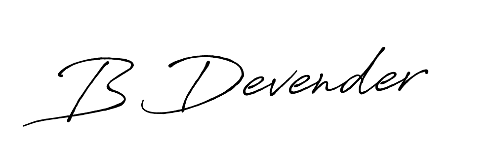 It looks lik you need a new signature style for name B Devender. Design unique handwritten (Antro_Vectra_Bolder) signature with our free signature maker in just a few clicks. B Devender signature style 7 images and pictures png