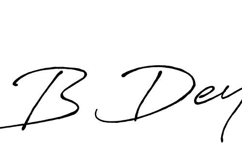 It looks lik you need a new signature style for name B Dey. Design unique handwritten (Antro_Vectra_Bolder) signature with our free signature maker in just a few clicks. B Dey signature style 7 images and pictures png