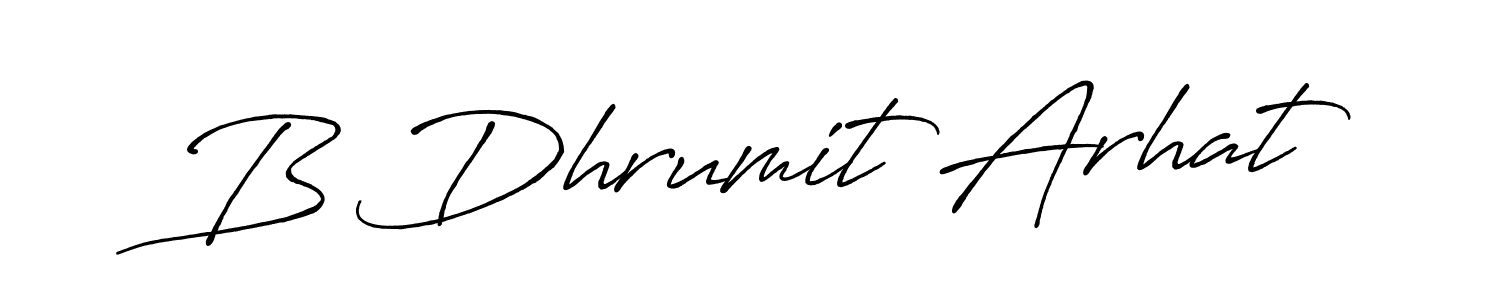 Here are the top 10 professional signature styles for the name B Dhrumit Arhat. These are the best autograph styles you can use for your name. B Dhrumit Arhat signature style 7 images and pictures png