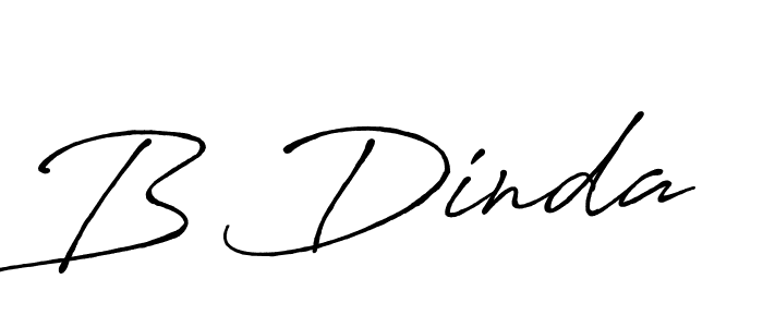 Make a beautiful signature design for name B Dinda. With this signature (Antro_Vectra_Bolder) style, you can create a handwritten signature for free. B Dinda signature style 7 images and pictures png