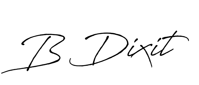 Also You can easily find your signature by using the search form. We will create B Dixit name handwritten signature images for you free of cost using Antro_Vectra_Bolder sign style. B Dixit signature style 7 images and pictures png