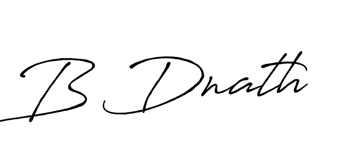 Design your own signature with our free online signature maker. With this signature software, you can create a handwritten (Antro_Vectra_Bolder) signature for name B Dnath. B Dnath signature style 7 images and pictures png