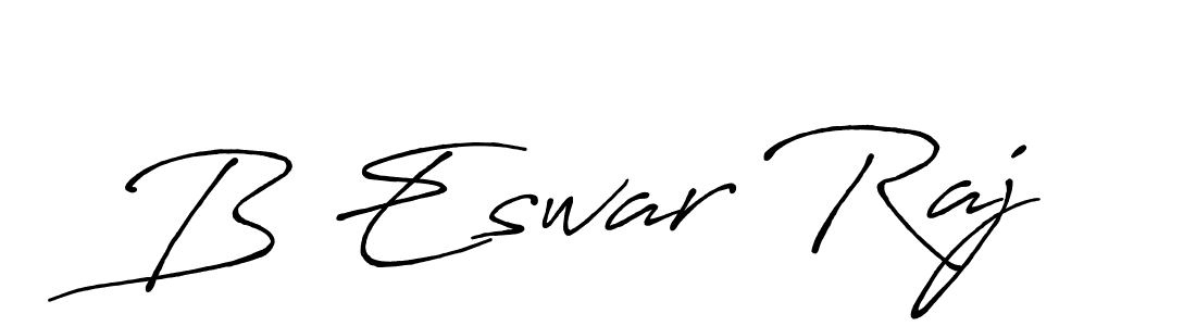 B Eswar Raj stylish signature style. Best Handwritten Sign (Antro_Vectra_Bolder) for my name. Handwritten Signature Collection Ideas for my name B Eswar Raj. B Eswar Raj signature style 7 images and pictures png