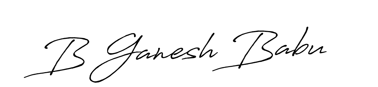 Also You can easily find your signature by using the search form. We will create B Ganesh Babu name handwritten signature images for you free of cost using Antro_Vectra_Bolder sign style. B Ganesh Babu signature style 7 images and pictures png