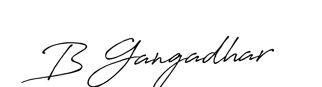 Best and Professional Signature Style for B Gangadhar. Antro_Vectra_Bolder Best Signature Style Collection. B Gangadhar signature style 7 images and pictures png