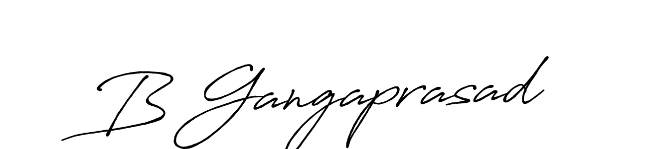 B Gangaprasad stylish signature style. Best Handwritten Sign (Antro_Vectra_Bolder) for my name. Handwritten Signature Collection Ideas for my name B Gangaprasad. B Gangaprasad signature style 7 images and pictures png