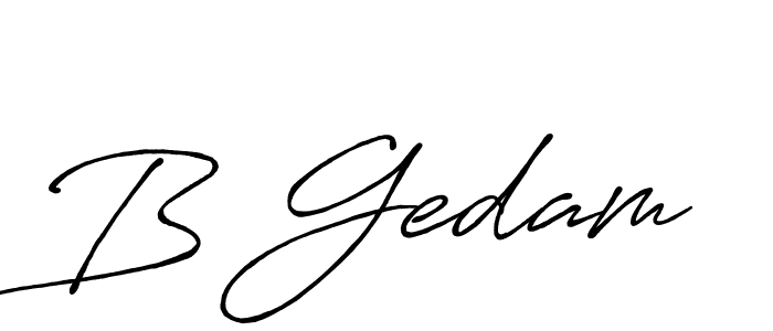 It looks lik you need a new signature style for name B Gedam. Design unique handwritten (Antro_Vectra_Bolder) signature with our free signature maker in just a few clicks. B Gedam signature style 7 images and pictures png