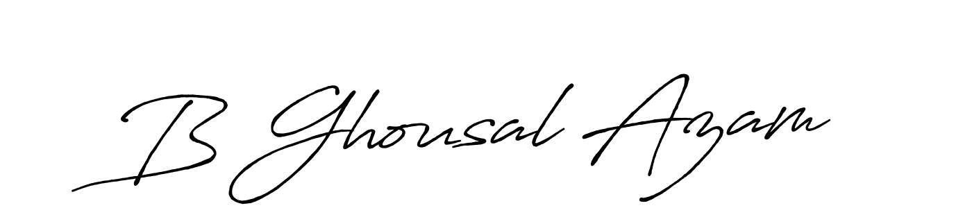 You can use this online signature creator to create a handwritten signature for the name B Ghousal Azam. This is the best online autograph maker. B Ghousal Azam signature style 7 images and pictures png