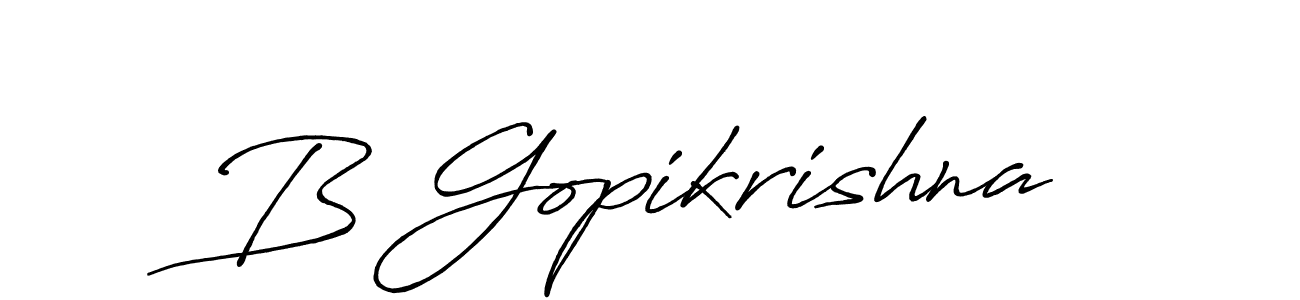 How to Draw B Gopikrishna signature style? Antro_Vectra_Bolder is a latest design signature styles for name B Gopikrishna. B Gopikrishna signature style 7 images and pictures png