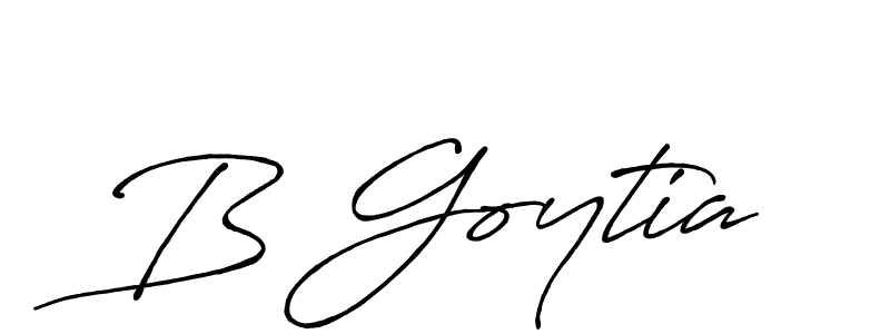 Also You can easily find your signature by using the search form. We will create B Goytia name handwritten signature images for you free of cost using Antro_Vectra_Bolder sign style. B Goytia signature style 7 images and pictures png