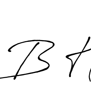 Best and Professional Signature Style for B H. Antro_Vectra_Bolder Best Signature Style Collection. B H signature style 7 images and pictures png