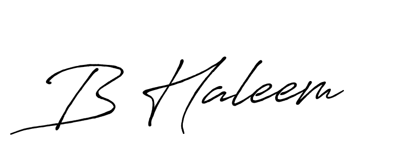 How to make B Haleem signature? Antro_Vectra_Bolder is a professional autograph style. Create handwritten signature for B Haleem name. B Haleem signature style 7 images and pictures png