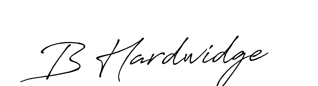 B Hardwidge stylish signature style. Best Handwritten Sign (Antro_Vectra_Bolder) for my name. Handwritten Signature Collection Ideas for my name B Hardwidge. B Hardwidge signature style 7 images and pictures png