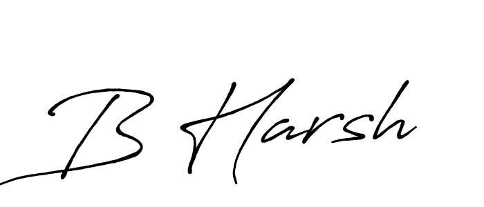 B Harsh stylish signature style. Best Handwritten Sign (Antro_Vectra_Bolder) for my name. Handwritten Signature Collection Ideas for my name B Harsh. B Harsh signature style 7 images and pictures png