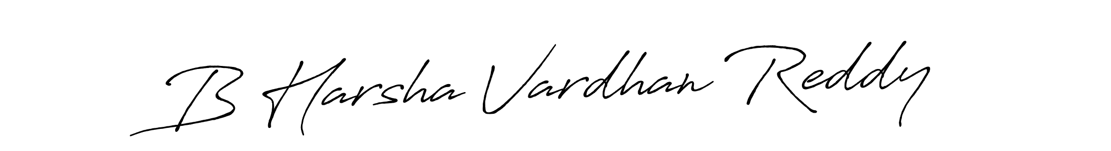 How to make B Harsha Vardhan Reddy signature? Antro_Vectra_Bolder is a professional autograph style. Create handwritten signature for B Harsha Vardhan Reddy name. B Harsha Vardhan Reddy signature style 7 images and pictures png