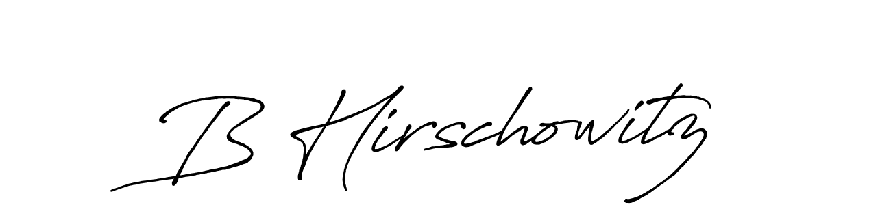 Make a beautiful signature design for name B Hirschowitz. Use this online signature maker to create a handwritten signature for free. B Hirschowitz signature style 7 images and pictures png