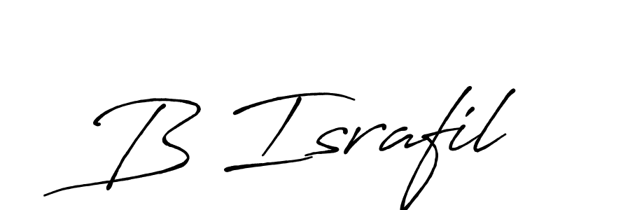 How to Draw B Israfil signature style? Antro_Vectra_Bolder is a latest design signature styles for name B Israfil. B Israfil signature style 7 images and pictures png