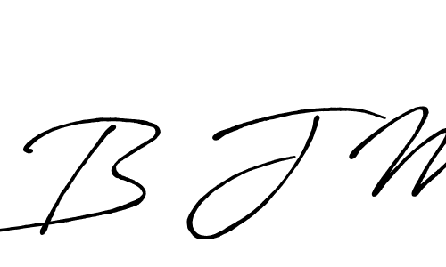 Best and Professional Signature Style for B J M. Antro_Vectra_Bolder Best Signature Style Collection. B J M signature style 7 images and pictures png