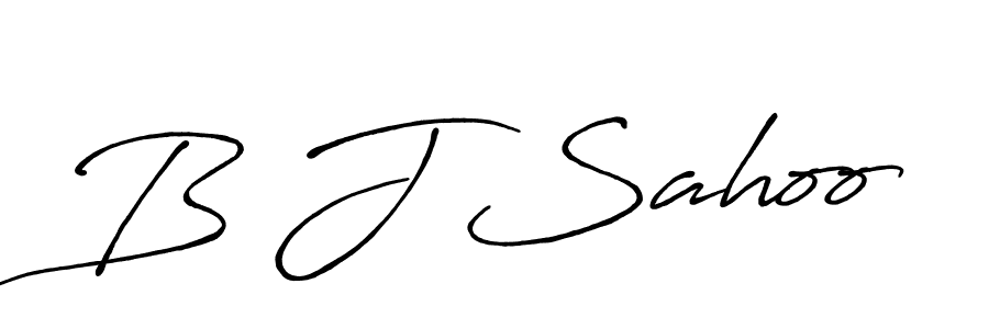 How to make B J Sahoo signature? Antro_Vectra_Bolder is a professional autograph style. Create handwritten signature for B J Sahoo name. B J Sahoo signature style 7 images and pictures png