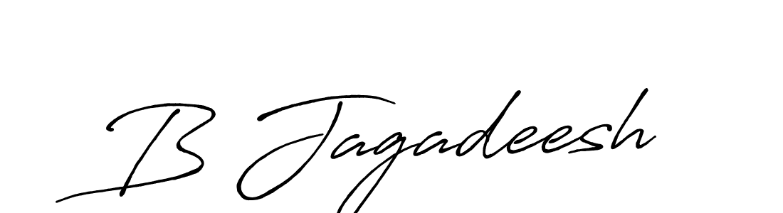 It looks lik you need a new signature style for name B Jagadeesh. Design unique handwritten (Antro_Vectra_Bolder) signature with our free signature maker in just a few clicks. B Jagadeesh signature style 7 images and pictures png