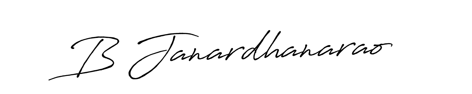 Make a beautiful signature design for name B Janardhanarao. Use this online signature maker to create a handwritten signature for free. B Janardhanarao signature style 7 images and pictures png