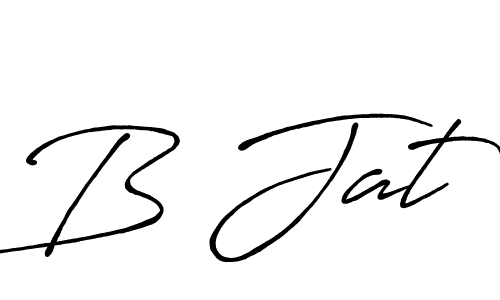 You should practise on your own different ways (Antro_Vectra_Bolder) to write your name (B Jat) in signature. don't let someone else do it for you. B Jat signature style 7 images and pictures png