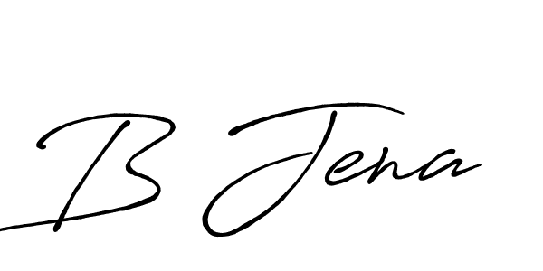 How to make B Jena signature? Antro_Vectra_Bolder is a professional autograph style. Create handwritten signature for B Jena name. B Jena signature style 7 images and pictures png