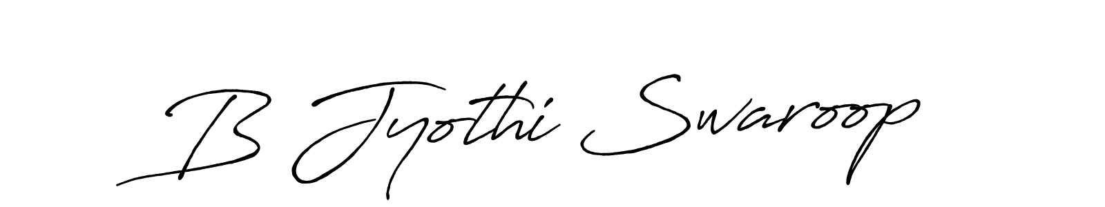 Also we have B Jyothi Swaroop name is the best signature style. Create professional handwritten signature collection using Antro_Vectra_Bolder autograph style. B Jyothi Swaroop signature style 7 images and pictures png