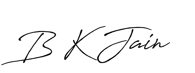 Also we have B K Jain name is the best signature style. Create professional handwritten signature collection using Antro_Vectra_Bolder autograph style. B K Jain signature style 7 images and pictures png